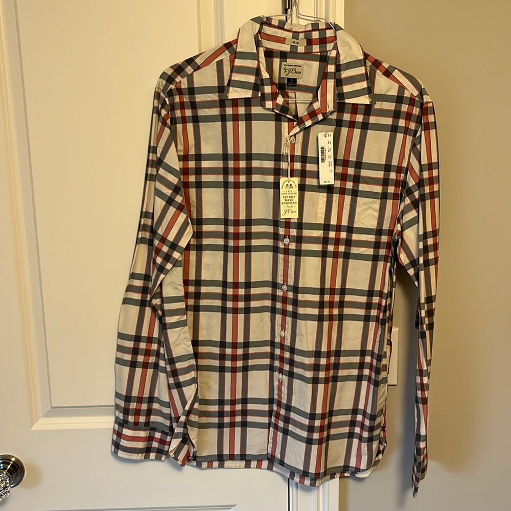 Jcrew mens button down NWT
